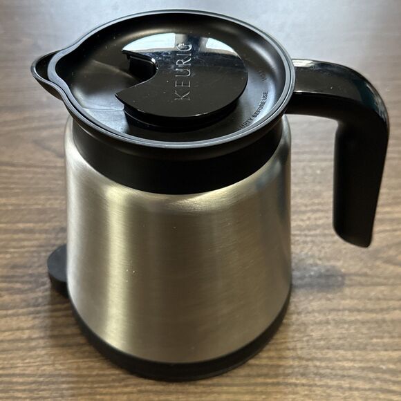 Keurig Hot 2.0 Thermal Carafe 32 oz Stainless Steel Black Lid Coffee Pot 1431X - Picture 1 of 9